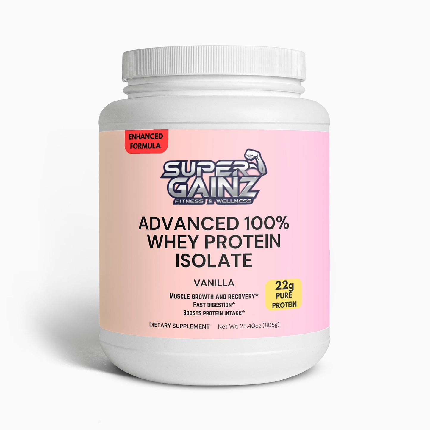 Advanced 100% Whey Protein Isolate (Vanilla)